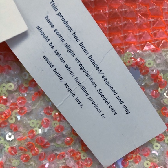 FRENCH CONNECTION SNOWWHITE SEQUIN SHORTS - Picture 8 of 8